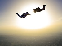 Michelle Waring's Parachute Jump